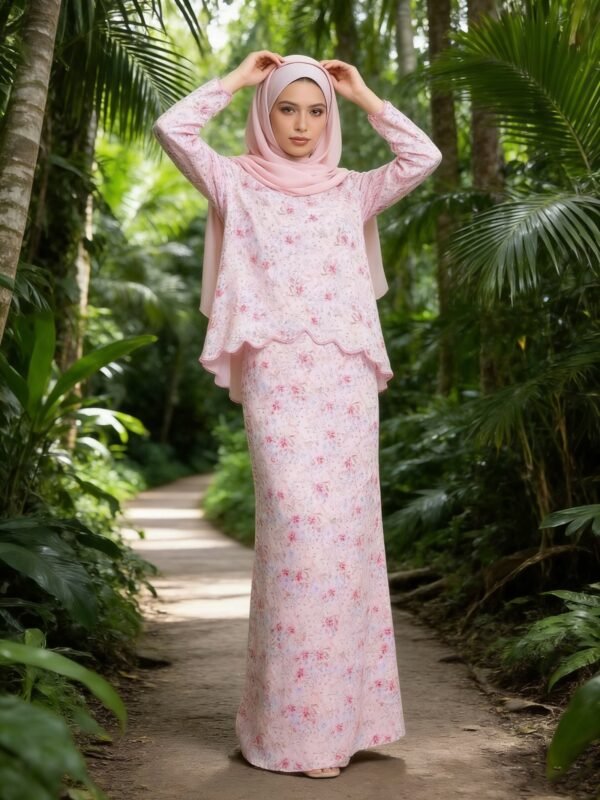 014a7191-cd3f-4b7d-bbf1-12a4d44fe727.jpg Floral Muslimah Two-Piece Set