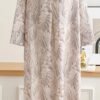 Floral Print Modest Maxi Dress