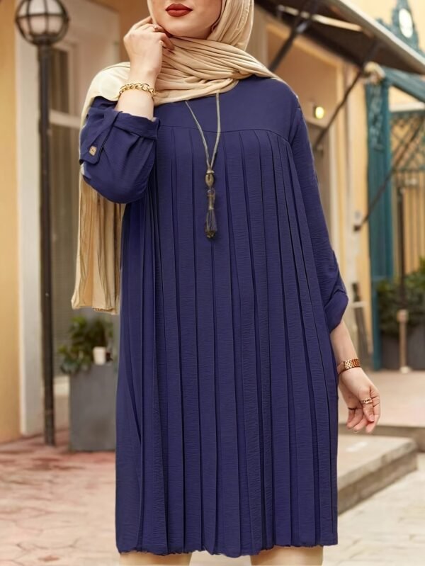 2a80790e-8aab-470c-9b03-7c6c09371566.jpg Pleated Relaxed-Fit Blouse