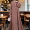Elegant Middle Eastern Muslimah Dress