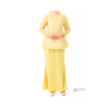 Yellow Mermaid Baju Kurung