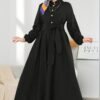 6cfa3129-911c-488f-803a-14b3255898d4.jpg Retro Lantern Sleeve Muslimah Dress