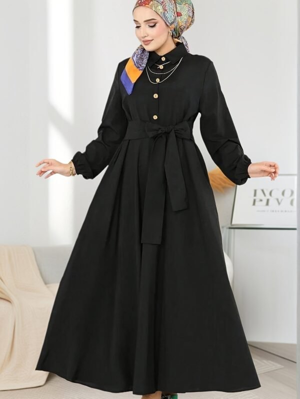 6cfa3129-911c-488f-803a-14b3255898d4.jpg Retro Lantern Sleeve Muslimah Dress