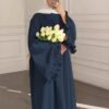 94ecac0f-81da-41e4-b203-633742c38fb3.jpg Pleated Cuff Sleeve Muslimah Dress