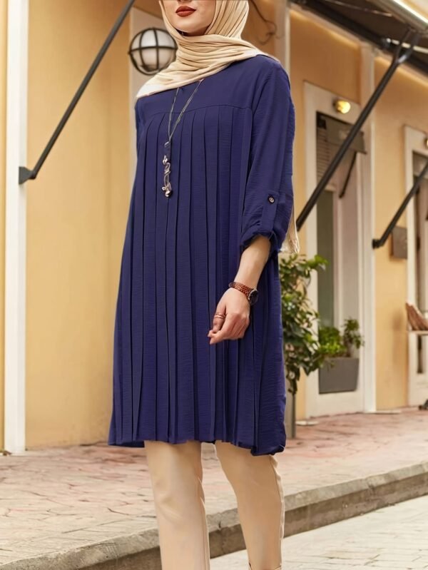 95458e1d-79b3-4a92-ad27-873dca1c5350.jpg Pleated Relaxed-Fit Blouse