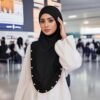 Beaded Neck Cover Inner Hijab Cap