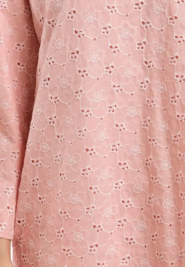 Elegant Rose Pink Baju Kurung – Elegant &   Practical Design